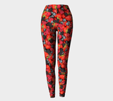 Summer Berries Invasion Leggings-Shelfies-| All-Over-Print Everywhere - Designed to Make You Smile