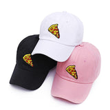 Large Pepperoni Pizza Slice Embroidered Dad Hat-Shelfies-| All-Over-Print Everywhere - Designed to Make You Smile