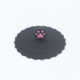 Me-Ow Cat Mug Topper-Shelfies-Black Paw Cap-| All-Over-Print Everywhere - Designed to Make You Smile
