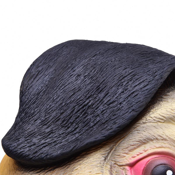 Pug Head Animal Mask-Shelfies-| All-Over-Print Everywhere - Designed to Make You Smile