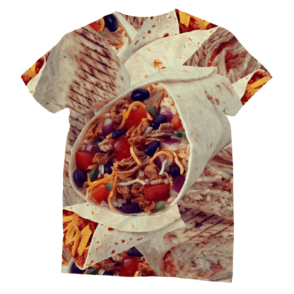 Burrito T-Shirt-Subliminator-| All-Over-Print Everywhere - Designed to Make You Smile