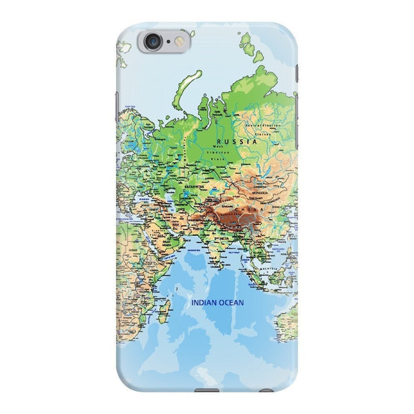World Map Europe & Asia Smartphone Case-Gooten-iPhone 6 Plus/6s Plus-| All-Over-Print Everywhere - Designed to Make You Smile