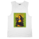 Stoner Lisa Basic Tank Top-Printify-White-S-| All-Over-Print Everywhere - Designed to Make You Smile