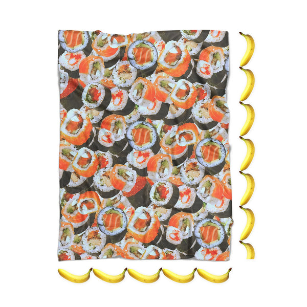 Sushi Invasion Blanket-Gooten-| All-Over-Print Everywhere - Designed to Make You Smile