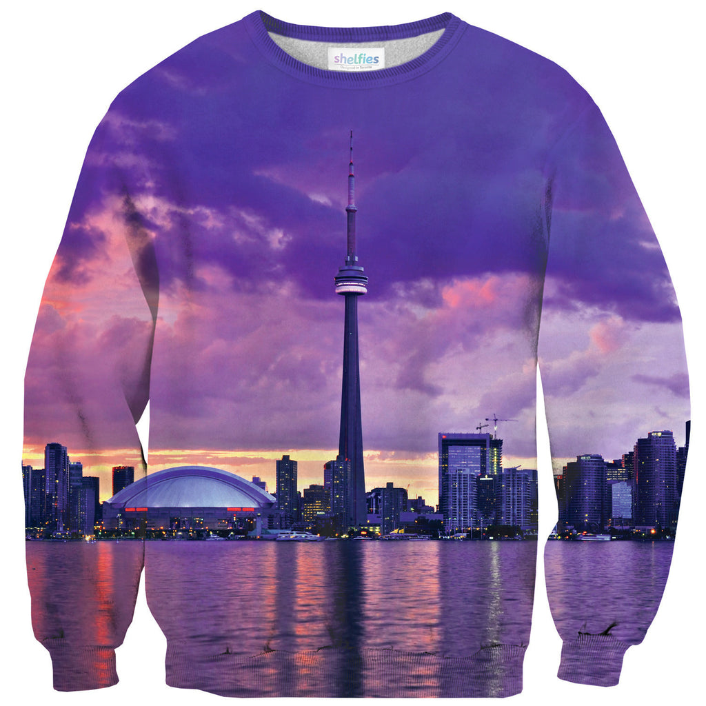 CN Tower Sweater-Shelfies-| All-Over-Print Everywhere - Designed to Make You Smile