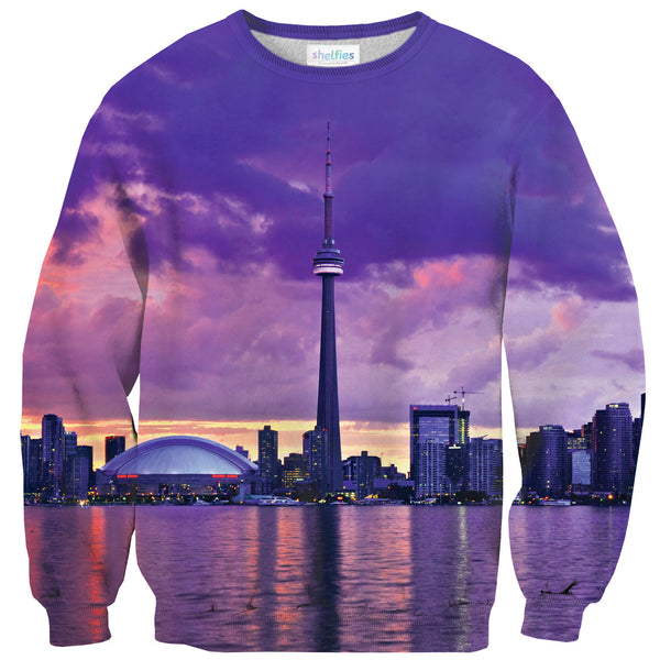 CN Tower Sweater-Shelfies-| All-Over-Print Everywhere - Designed to Make You Smile