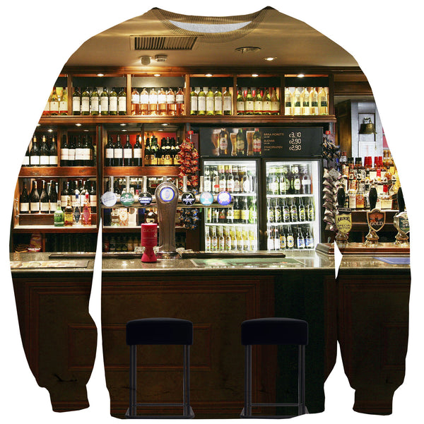 Cocktail Cats Sweater-Shelfies-| All-Over-Print Everywhere - Designed to Make You Smile