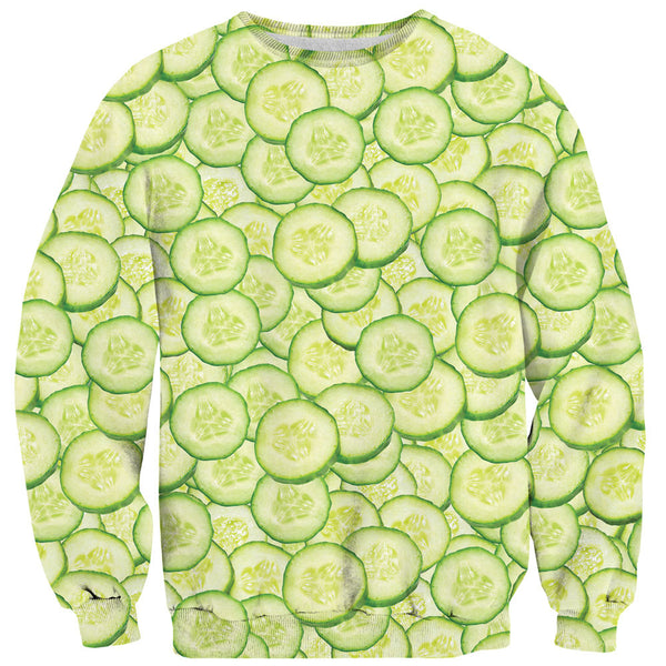 Cucumber Invasion Sweater-Shelfies-| All-Over-Print Everywhere - Designed to Make You Smile