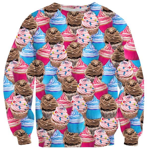 Cupcakes Invasion Sweater-Shelfies-| All-Over-Print Everywhere - Designed to Make You Smile