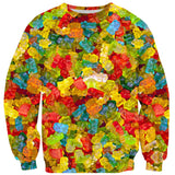 Gummy Bear Invasion Sweater-Subliminator-| All-Over-Print Everywhere - Designed to Make You Smile