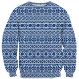 Happy Hanukkah Sweater-Shelfies-| All-Over-Print Everywhere - Designed to Make You Smile