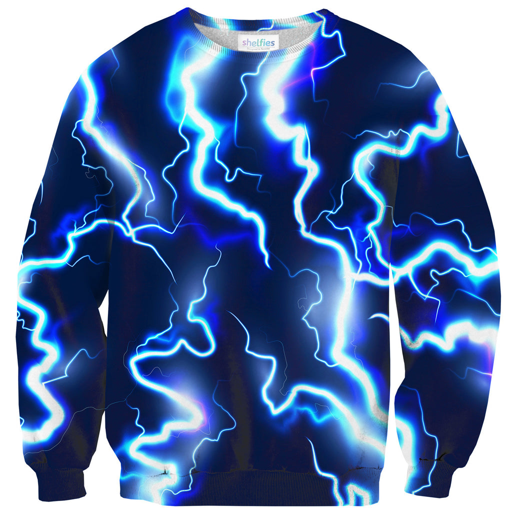 Lightning Sweater-Shelfies-| All-Over-Print Everywhere - Designed to Make You Smile