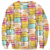 Pastel Macaroons Invasion Sweater-Shelfies-| All-Over-Print Everywhere - Designed to Make You Smile