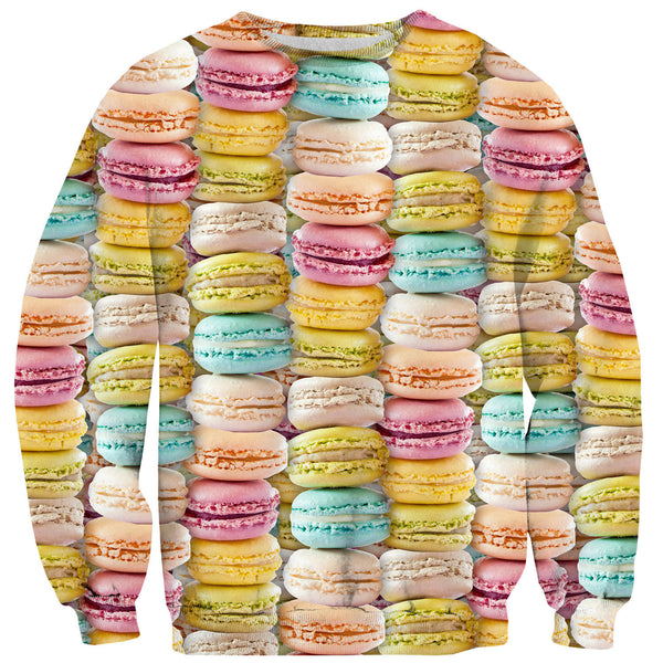 Pastel Macaroons Invasion Sweater-Shelfies-| All-Over-Print Everywhere - Designed to Make You Smile