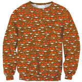 Poop Hearts Emoji Invasion Sweater-Shelfies-| All-Over-Print Everywhere - Designed to Make You Smile