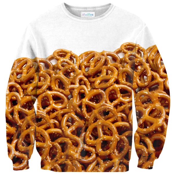 Pretzel Sweater-Shelfies-| All-Over-Print Everywhere - Designed to Make You Smile