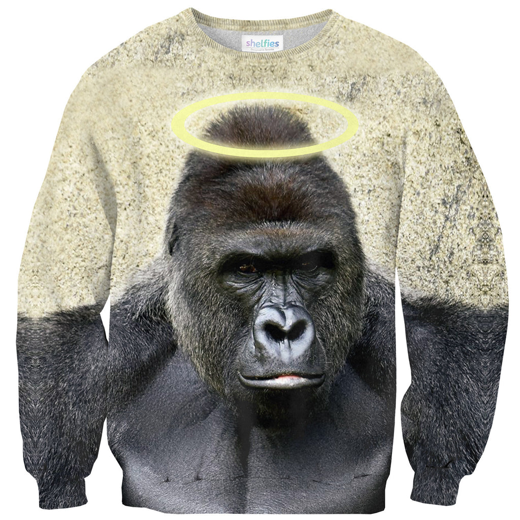 RIP Harambe Sweater-Shelfies-| All-Over-Print Everywhere - Designed to Make You Smile