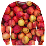 Apple Invasion Sweater-Shelfies-| All-Over-Print Everywhere - Designed to Make You Smile