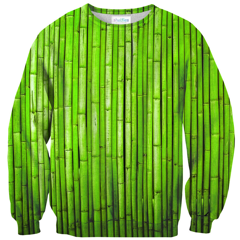 Bamboo Sweater-Shelfies-| All-Over-Print Everywhere - Designed to Make You Smile