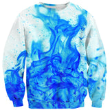 Blue Flame Sweater-Shelfies-| All-Over-Print Everywhere - Designed to Make You Smile