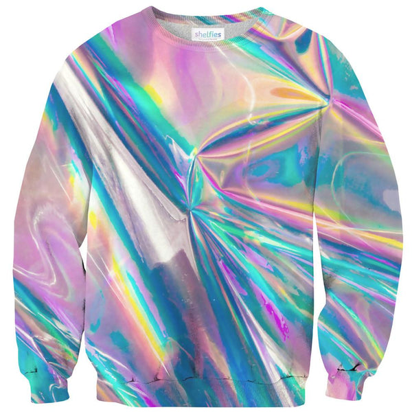 Holographic Foil Sweater-Subliminator-| All-Over-Print Everywhere - Designed to Make You Smile
