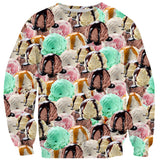 Ice Cream Invasion Sweater-Shelfies-| All-Over-Print Everywhere - Designed to Make You Smile