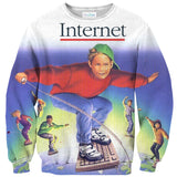 Internet Kids Sweater-Subliminator-| All-Over-Print Everywhere - Designed to Make You Smile