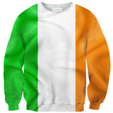 Irish Flag Sweater-Subliminator-| All-Over-Print Everywhere - Designed to Make You Smile