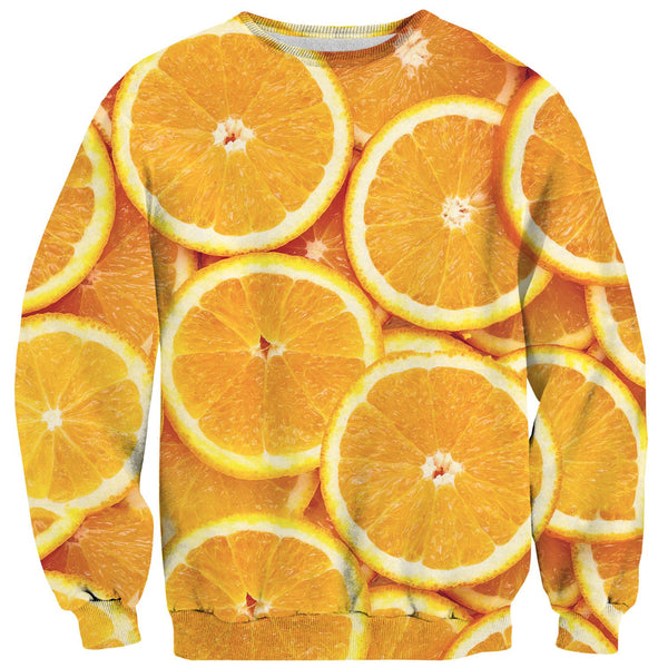 Oranges Invasion Sweater-Subliminator-| All-Over-Print Everywhere - Designed to Make You Smile