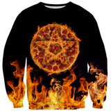 Pizza Summoning Sweater-Shelfies-| All-Over-Print Everywhere - Designed to Make You Smile