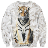 Rice Tiger Sweater-Subliminator-| All-Over-Print Everywhere - Designed to Make You Smile