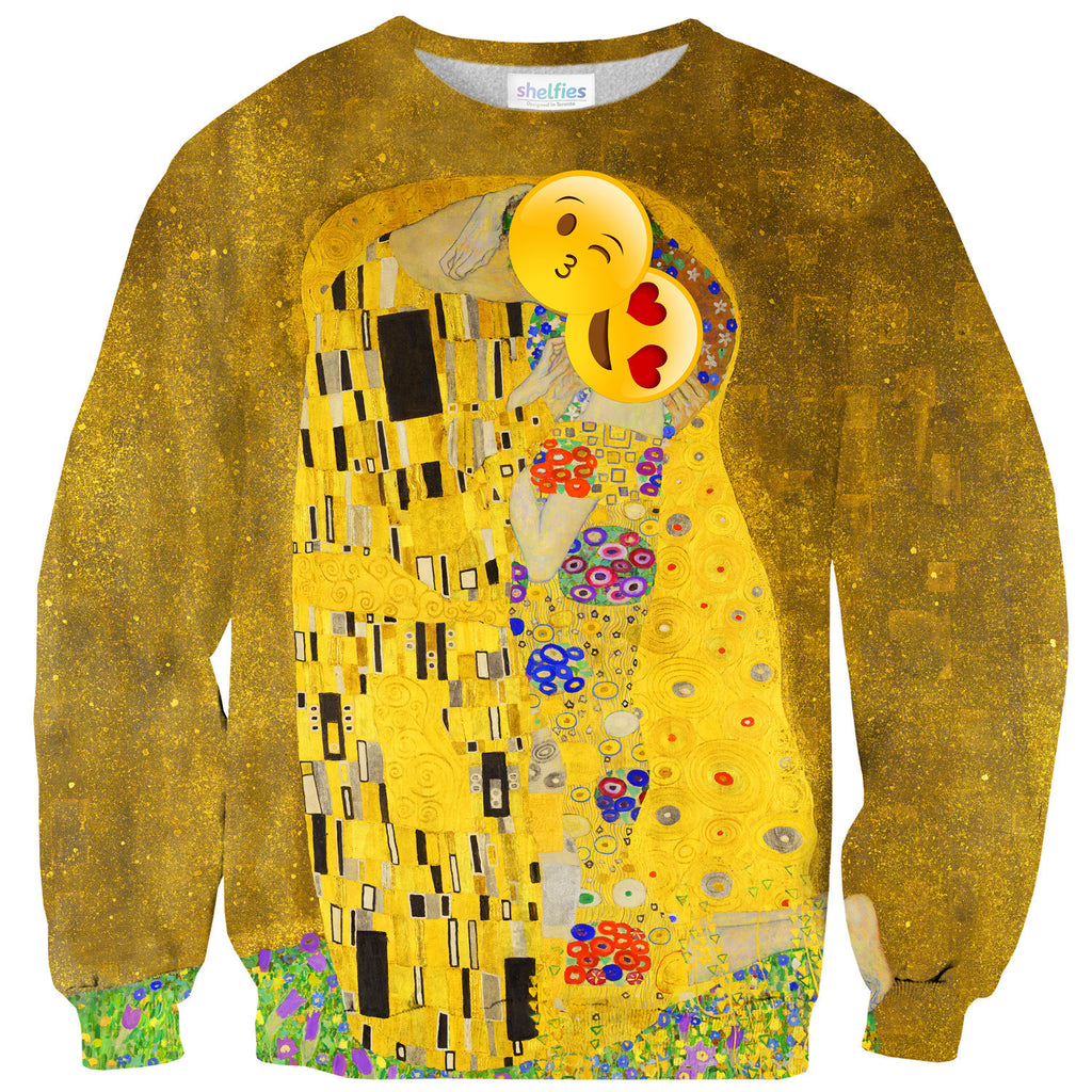 The Kiss Sweater-Shelfies-| All-Over-Print Everywhere - Designed to Make You Smile