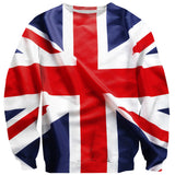 Union Jack Flag Sweater-Shelfies-| All-Over-Print Everywhere - Designed to Make You Smile