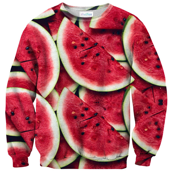 Watermelon Invasion Sweater-Shelfies-| All-Over-Print Everywhere - Designed to Make You Smile