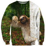 Wuddup Sloth Sweater-Shelfies-| All-Over-Print Everywhere - Designed to Make You Smile
