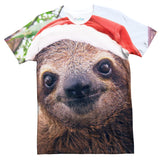 Christmas Sloth T-Shirt-Shelfies-| All-Over-Print Everywhere - Designed to Make You Smile