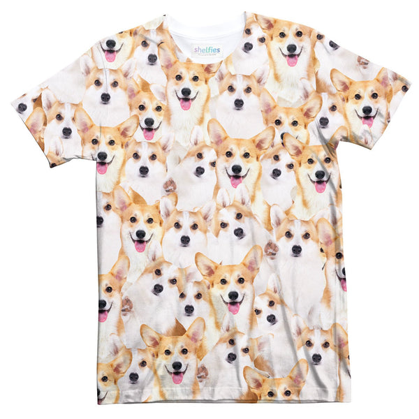 Corgi Invasion T-Shirt-Subliminator-| All-Over-Print Everywhere - Designed to Make You Smile