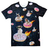 Dogs N Donuts T-Shirt-Subliminator-| All-Over-Print Everywhere - Designed to Make You Smile