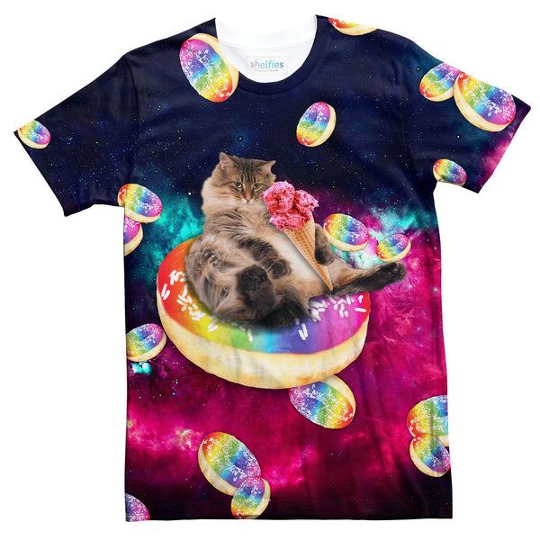 Donut Cat-Astrophy T-Shirt-Subliminator-| All-Over-Print Everywhere - Designed to Make You Smile