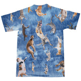 It's Raining Cats And Dogs T-Shirt-Shelfies-| All-Over-Print Everywhere - Designed to Make You Smile