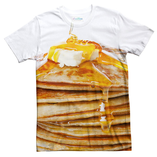 Pancakes T-Shirt-Subliminator-| All-Over-Print Everywhere - Designed to Make You Smile
