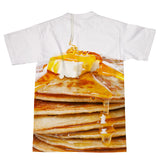 Pancakes T-Shirt-Subliminator-| All-Over-Print Everywhere - Designed to Make You Smile