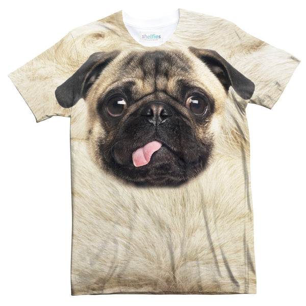 Pug Face T-Shirt-Subliminator-| All-Over-Print Everywhere - Designed to Make You Smile