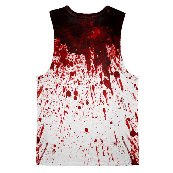 Blood Splatter Tank Top-kite.ly-| All-Over-Print Everywhere - Designed to Make You Smile