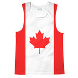 Canadian Flag Tank Top-kite.ly-| All-Over-Print Everywhere - Designed to Make You Smile