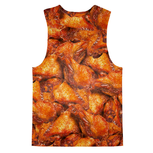 Chicken Wings Tank Top-kite.ly-| All-Over-Print Everywhere - Designed to Make You Smile