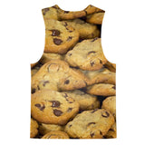 Cookies Invasion Tank Top-kite.ly-| All-Over-Print Everywhere - Designed to Make You Smile