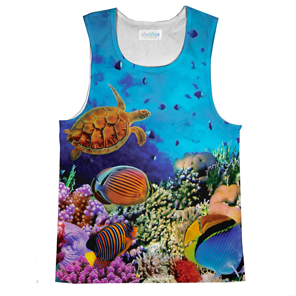 Coral Tank Top-kite.ly-| All-Over-Print Everywhere - Designed to Make You Smile
