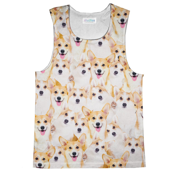 Corgi Invasion Tank Top-kite.ly-| All-Over-Print Everywhere - Designed to Make You Smile
