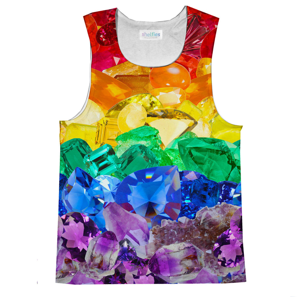 Crystalz Pride Tank Top-kite.ly-| All-Over-Print Everywhere - Designed to Make You Smile